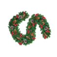 thumbnail image 3 of Garland Christmas Decorations with Lights Pvc Christmas Decoration Rattan Door Hanging Decoration (With No Lights/With Lights) Garland with Lights Christmas Decorations, 3 of 8