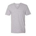thumbnail image 1 of Fine Jersey V-Neck Tee, XS, Heather Grey, 1 of 4