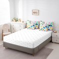 thumbnail image 4 of School Supplies Bed in a Bag King 7 Pieces,Mathematical Symbol Comforter Set Reversible Study Article School Design,Ultra Soft & Breathable Bedding Sets with Comforter,Sheets,Pillowcases & Shams, 4 of 5