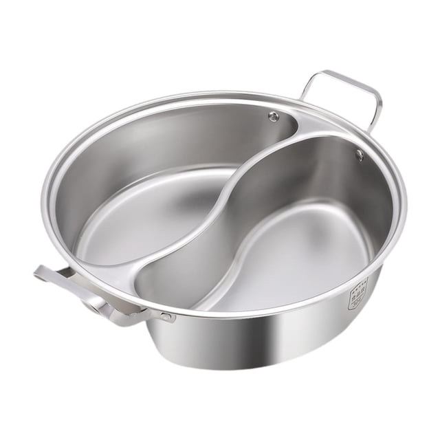 simhoa Shabu Shabu Divider Hot Pot Cookware for Family Gathering Camping Restaurant L