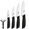 thumbnail image 1 of Akatsuki Ceramic Knives Complete Kitchen Unit,3 4 5 6inch Chef Knife Utility Fruit Slicing Peeler with Sheath White Blade, 1 of 6