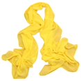 thumbnail image 1 of Foulard en Soie Chiffon Couleur Unie pour Femmes, 1 of 3