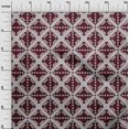 thumbnail image 2 of oneOone Cotton Poplin Fabric Check Kasuri Decor Fabric Printed BTY 56 Inch Wide, 2 of 4