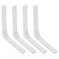 thumbnail image 1 of Shisuyan 4pcs Stainless Steel Shelf Bracket Wall Mount Shelf Support Fixing Bracket L Shape Bracket, 1 of 8