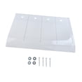 thumbnail image 1 of koolsoo Auvent de Fenêtre Panneau PC Abri contre la Pluie Auvent de Patio Auvent pour Extérieur Garage VR 40cmx45cm, 1 of 9