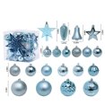thumbnail image 3 of Pisexur 45PCS Christmas Ball Ornaments Set - Assorted Shatterproof Hanging Tree Ornament Set with Reusable Hand-held Gift Package for Xmas Tree Holiday Party and Home Decor, 3 of 9