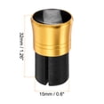 thumbnail image 3 of Unique Bargains 15mm Dia Plastic Fishing Rod End Cup Protector, 5 Pack, 3 of 5
