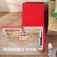 thumbnail image 4 of HOMCOM Mini-Frigo de 3,2 Pi3 avec Congélateur Tablette Ajustable Portes Réversibles, 4 of 8