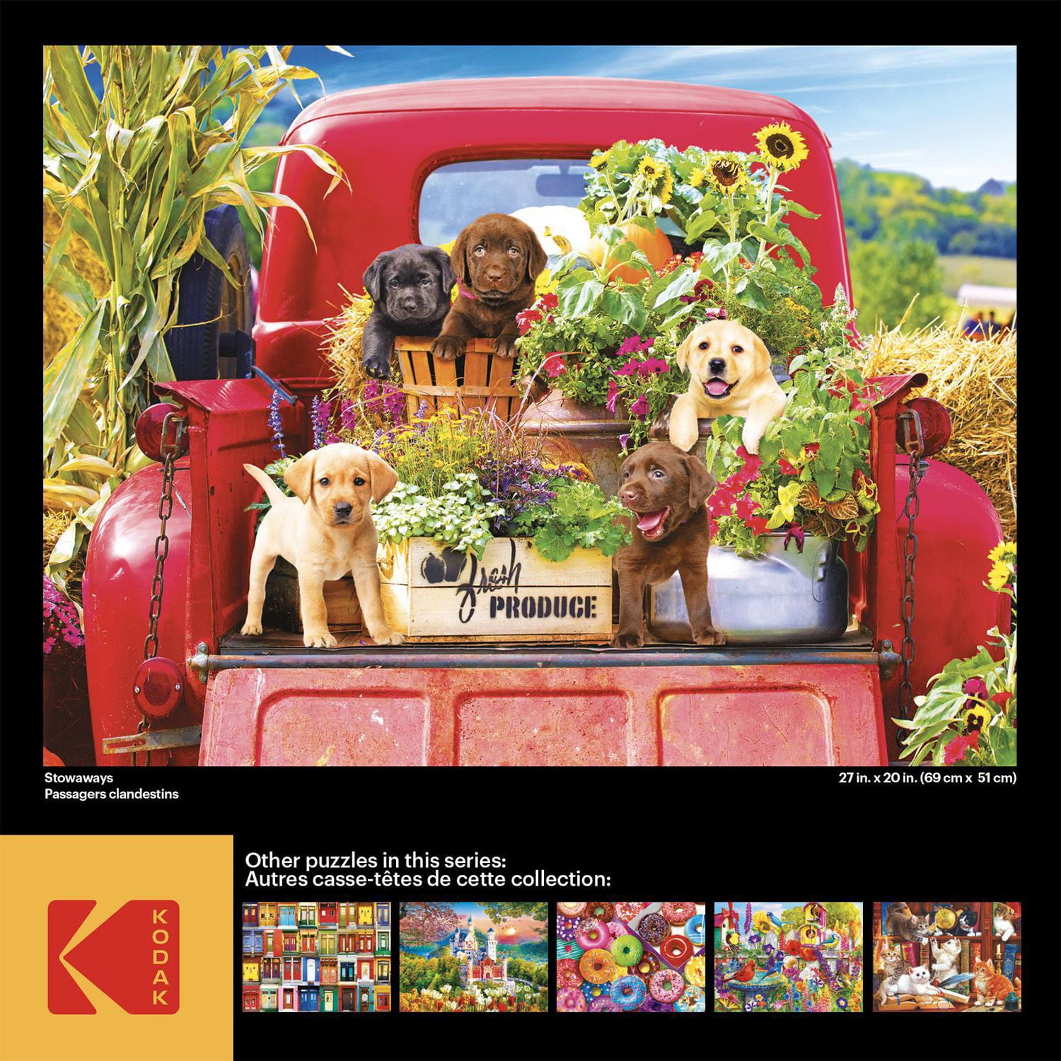 Kodak 1000 piece Puzzle Stowaways