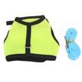 thumbnail image 1 of Mesh Chest Back For , Pet Supply Mesh Harness With Leash Mesh Cloth Chest Back Mesh Harness For   For Guinea Pigs For Little Pigs M Green, 1 of 8