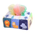 thumbnail image 2 of Baby Tissue Box Toys Preschool Educational Toys Crinkle Tissues for Newborns Animals, 2 of 8