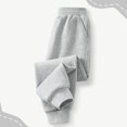 thumbnail image 5 of Winter Pants for Girls Children's Winter Solid Color Elastic Waist Slim Sports Sweatpants Long Pants, 5 of 5