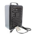 thumbnail image 3 of Comfort Zone Compact Portable Electric Utility Space Heater Personal Fan, Black, 3 of 5