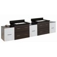 thumbnail image 1 of American Imaginations 90-in. W Vanity Set White-Dawn Grey AI-20205, 1 of 1