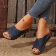 thumbnail image 4 of Womens Wedge Orthopedic Sandals 2025 Comfortable Leather Arch Support Orthotic Platform Walking Dress Slip on, 4 of 6