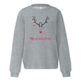 thumbnail image 4 of 2025 Chandails de Noël pour Femmes Crop Top des Fêtes à Manches Longues Chandails à Enfiler Imprimé Graphique Amusant Confortable Chandails à Manches Longues pour Femmes Col Rond Chandail de Base à Manches Longues pour Femmes, 4 of 6