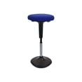 thumbnail image 1 of WOBBLE STOOL Standing Desk Balance Chair for Active Sitting. Tall ergonomic adjustable height swiveling leaning perch perching ergonomic sit stand high computer chair swivels 360 for adults kids, 1 of 3
