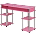 thumbnail image 2 of Convenience Concepts Designs2Go Bureau d'Étudiant Sans Outils, Fini Bois Rose, 2 of 3
