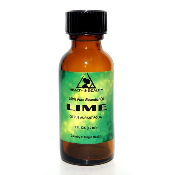 Lime essential oil aromatherapy 100% pure natural glass bottle 1.0 oz, 30 ml
