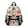 thumbnail image 2 of Studenty Pink School Backpack Adjustable Shoulder Straps Chest Strap Spacious Durable Bookbag For Student And Students, 2 of 6