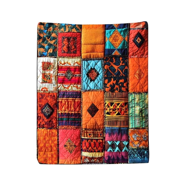 A Diamond Stitchs Patterns Flannel Blanket Flannel Material Double Sided Printing For Home Use Size 70X100Cm 1Pc Weight 0.44 Pounds