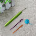 thumbnail image 5 of Kit de Crochet en Plastique Portable à Main Ergonomique Professionnel en Plastique Portable à Main Pratique Réutilisable Poignée en Bois Aiguilles pour Couture et Crochet 6 Ensembles, 5 of 5