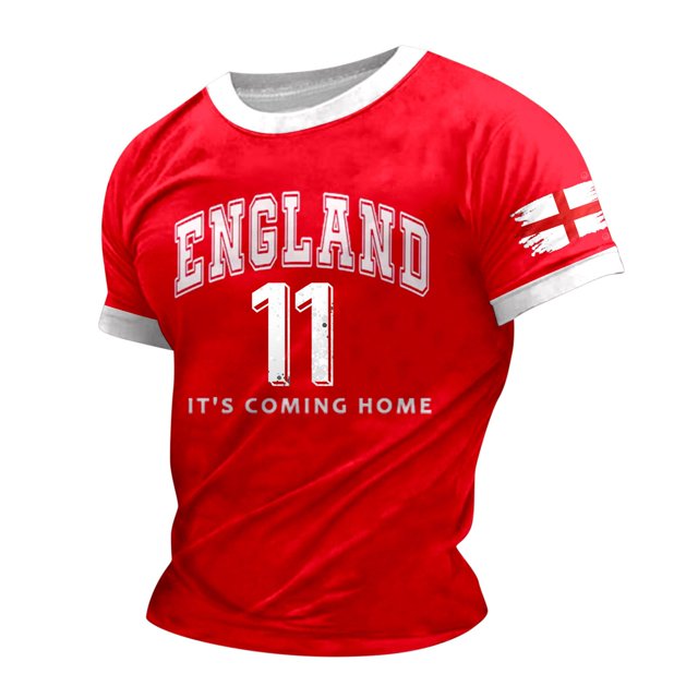 LUOGENLI T-shirts pour Homme pour Hommes T-Shirt Homme Imprimé Thème Angleterre T-Shirt Décontracté Col Rond T-Shirt Manches Courtes T-Shirt 4xlt T-shirts pour Hommes T-shirts Graphiques Pâques Blanc G