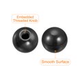thumbnail image 4 of Unique Bargains Threaded Ball Knobs, 1.97Inch Dia M16 Female Thread Thermoset Round Ball Handles, Black 6 Pack, 4 of 5