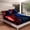 Red Blue, variant on Gaming Queen Size Fitted Sheet For Kids Teen Girls Game Controller Bedding Set 3Pcs Gamer Bed Sheets For All Season,Purple Black Geometric Check Sheets For Young,Soft Breathable(No Top Sheet)
