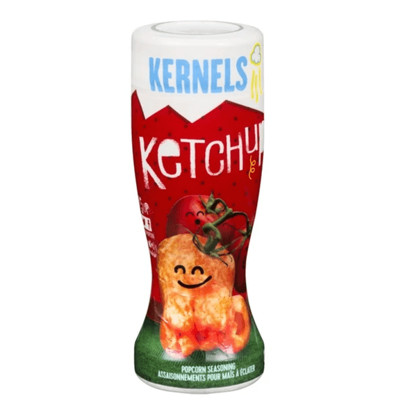 Assaisonnement ketchup en folie pour maïs à éclater de Kernels