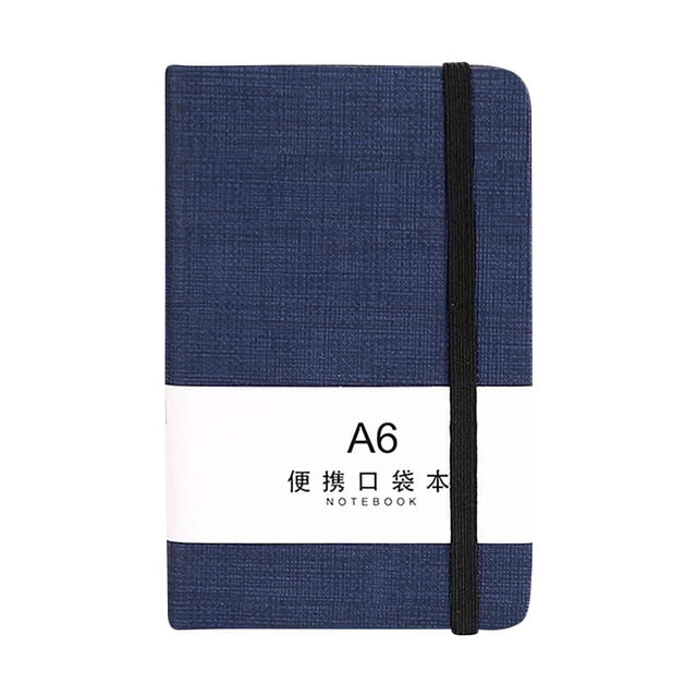 CQCYD A6 Notebook, Horizontal Thickened Paper Notebook, Office Learning Journal, Pocket Notebook for Study Professionals, Portable Notebook for Daily Notes Meeting Planner