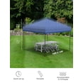 thumbnail image 4 of 10x10 Pop Up Canopy Tent Outdoor Canopy with No Removable Sidewall One-Person Set Up Heavy Duty Commercial Instant Tent Shelter-Blue, 4 of 6