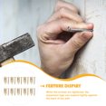 thumbnail image 2 of MasteelfCA 10 Pcs Drywall Anchors Self Tapping Screws Plasterboard Anchor Fixing Screws, 2 of 8