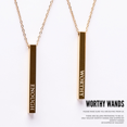 thumbnail image 2 of Gold Bar Necklace - Worthy Enough, 2 of 6