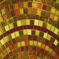 thumbnail image 1 of Ahgly Tapis d'Intérieur Lavable en Machine Carré Orange Or, 4 Pieds Carré, 1 of 7