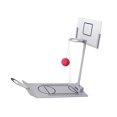 thumbnail image 3 of Dalazy Machine de Basketball de Bureau Pliable pour Tir Machine de Basketball de Bureau Machine Portable Ensemble de Jeu de Basketball, Bord Argenté, 3 of 9