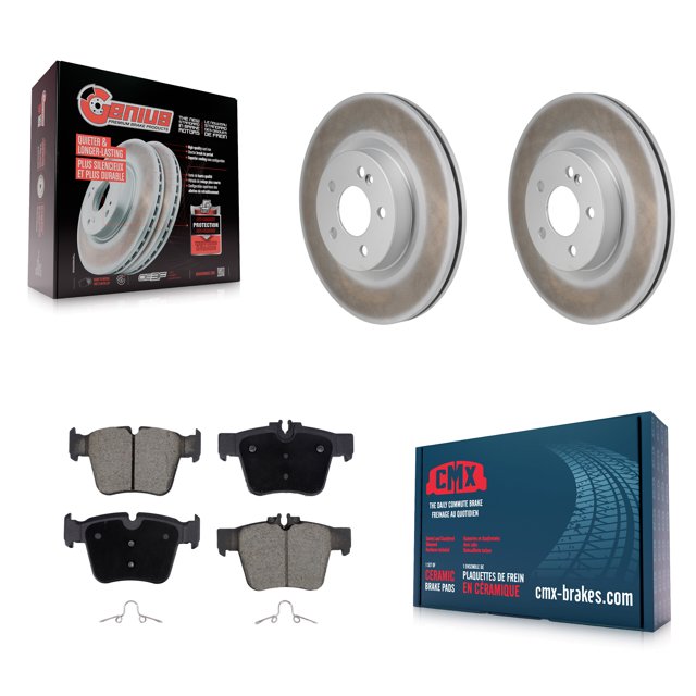 Transit Auto Rear Coated Disc Brake Rotors and Ceramic Pads Kit for Car Mercedes-Benz GLC300 C43 AMG GLC43 C450 GLC350e KGC-102816
