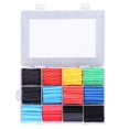 thumbnail image 1 of 2:1 Shrink Tubes, Heat Shrink Tubing 560Pcs 12 Sizes Flame Retardant Easy Identification Access 5 Colors DIY With Plastic Box For Wire Grouping Marking, 1 of 8