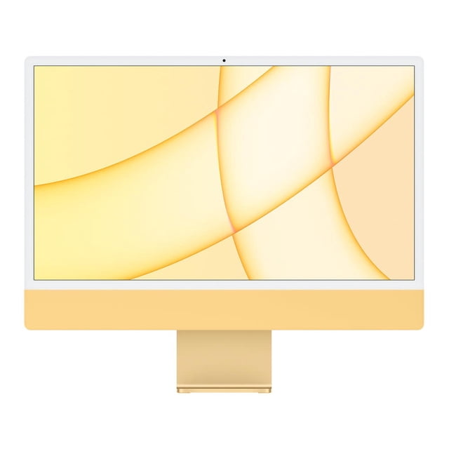 iMac 24 (Rétine 4,5k 8GPU, Jaune) 8 Cœurs M1 (2021) MGPF3LL/A 8 Go RAM-256 Go SSD-Double Démarrage Mac OS/Win 11