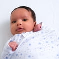 thumbnail image 2 of HALO® SleepSack® Swaddle - Cotton - Midnight Moons-Blue NB, 2 of 6