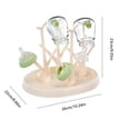 thumbnail image 3 of Oleegame 1PC Spoon And Lid Rest 1Pcs Baby Bottle Drying Rack Small Portable Bottle Dryer Holder For Cups Parts And Accessories () Pink, 3 of 3