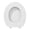 White, variant on Boovnll Toilet Seat Soft Foam Standard Size Bathroom Attachment Toilet Seat Easy to Clean Elongated Removable Sealed Comfortable Hygienic Elastic Elongated Toilet Seat
