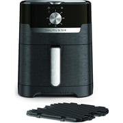 Toytexx Easy Fry & Grill 2-in-1 Air Fryer and Grill, 4.2 L Capacity, Low-Oil Cooking, Adjustable Temperature and Timer, Black