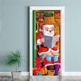 thumbnail image 4 of Abbracc Queen Door Sticker Removable Wall Sticker Vivid DIY PVC Wall Decor Poster Scene Santa newspaper, 4 of 9