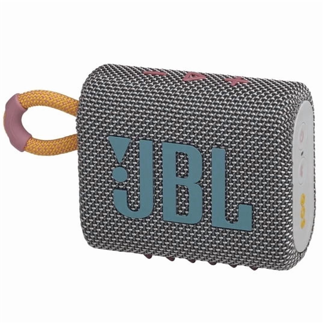 Open Box - JBL Go 3 Portable Bluetooth Speaker - Grey