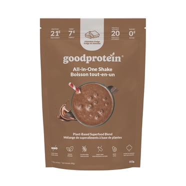Good Protein, Vegan Protein, Chocolate Fudge, 100% Natural, Non-GMO, Gluten & Dairy Free, 352g