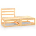 thumbnail image 1 of vidaXL 2 Piece Garden Lounge Set Solid Pinewood, 1 of 5