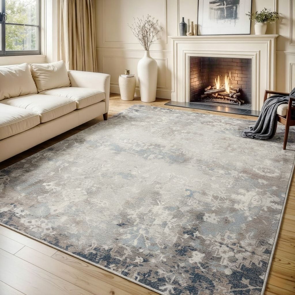 Rug Branch Havana Collection Tapis traditionnel en détresse.