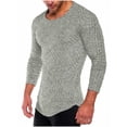 thumbnail image 1 of Pompotops T-shirt à Manches Longues pour Hommes, Mode Décontractée Printemps et Automne, en Solde, 1 of 3