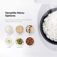 thumbnail image 4 of Cuiseur à riz 6 tasses Micom CUCKOO, 14 modes: Riz blanc, Riz GABA, Vapeur, Porridge, Riz roussi et plus, CR-0675FW, Blanc, 4 of 6